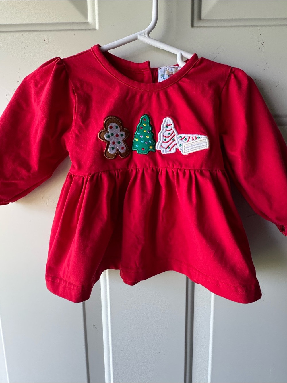 Busy Bee Smocks Christmas Baby Top - 9M
